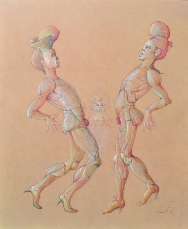 彫版 Dali - Les deux prétendants
