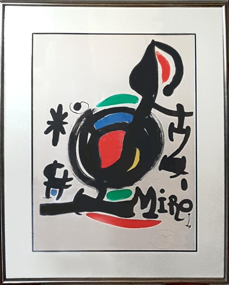 リトグラフ Miró - Les Essencies de la Terra Exhibition (M. 625)
