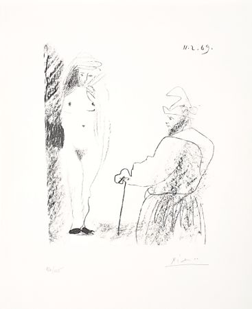 エッチング Chagall - Les fables de La Fontaine