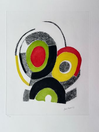 エッチングと　アクチアント Delaunay - Les illuminations de Rimbaud