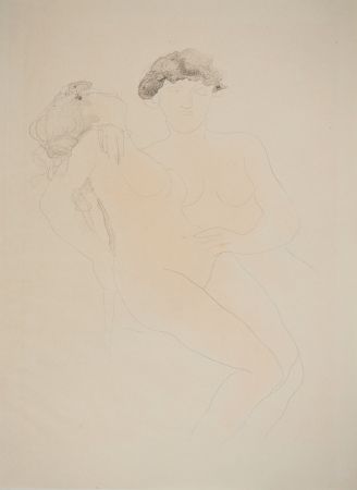 リトグラフ Rodin - Les jeunes amants