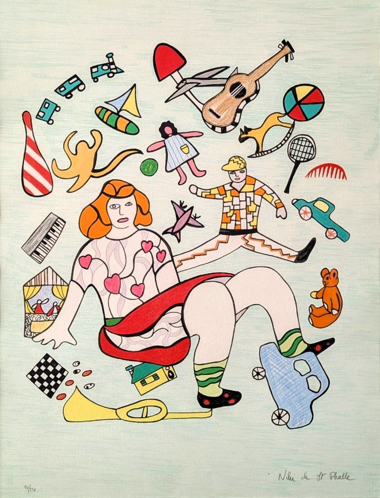 リトグラフ De Saint Phalle - Les Jouets 