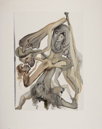 木版 Dali - Les Limbes, 1963