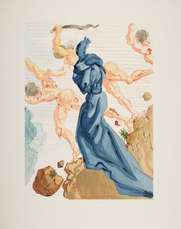 木版 Dali - Les Margelles du Phlégéton, 1963