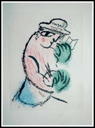 エッチング Chagall - LES MAUVAIS SUJETS - Planche 1