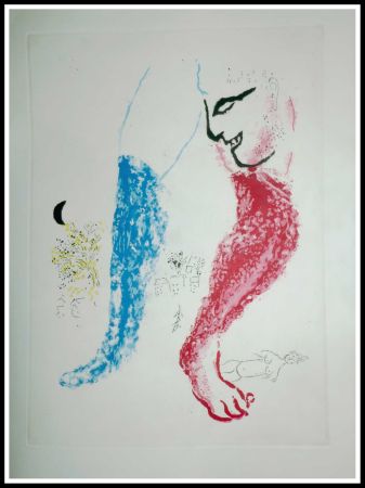 エッチング Chagall - LES MAUVAIS SUJETS - Planche 10