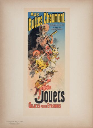 リトグラフ Cheret - Les Maîtres de l'Affiche : Aux Buttes Chaumont, 1898