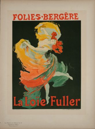 リトグラフ Cheret -  Les Maîtres de l'Affiche : La Loïe Fuller, 1897