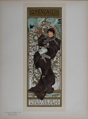 リトグラフ Mucha - Les Maîtres de l’Affiche : Lorenzaccio, 1898