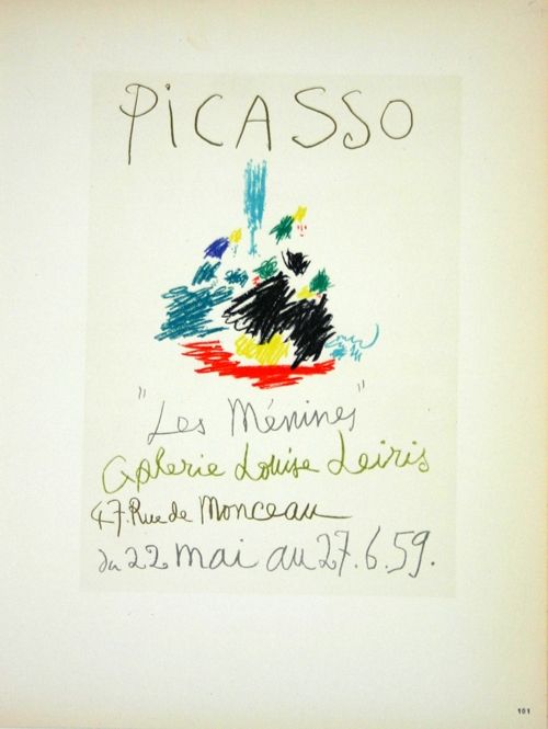リトグラフ Picasso (After) - Les  Menines