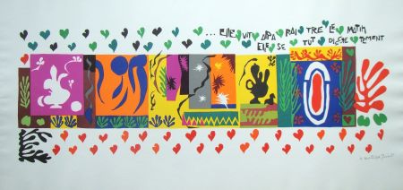 リトグラフ Matisse (After) - Les Mille et Une Nuits