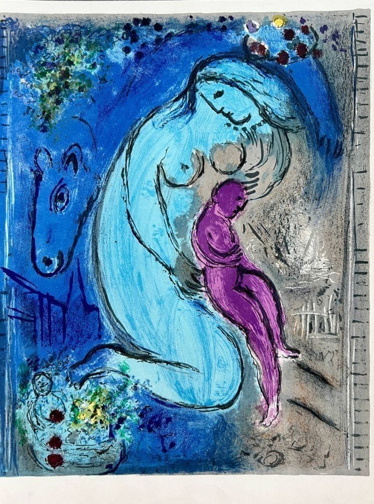 リトグラフ Chagall - Les Monstres de Notre-Dame