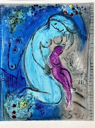 リトグラフ Chagall - Les Monstres de Notre-Dame