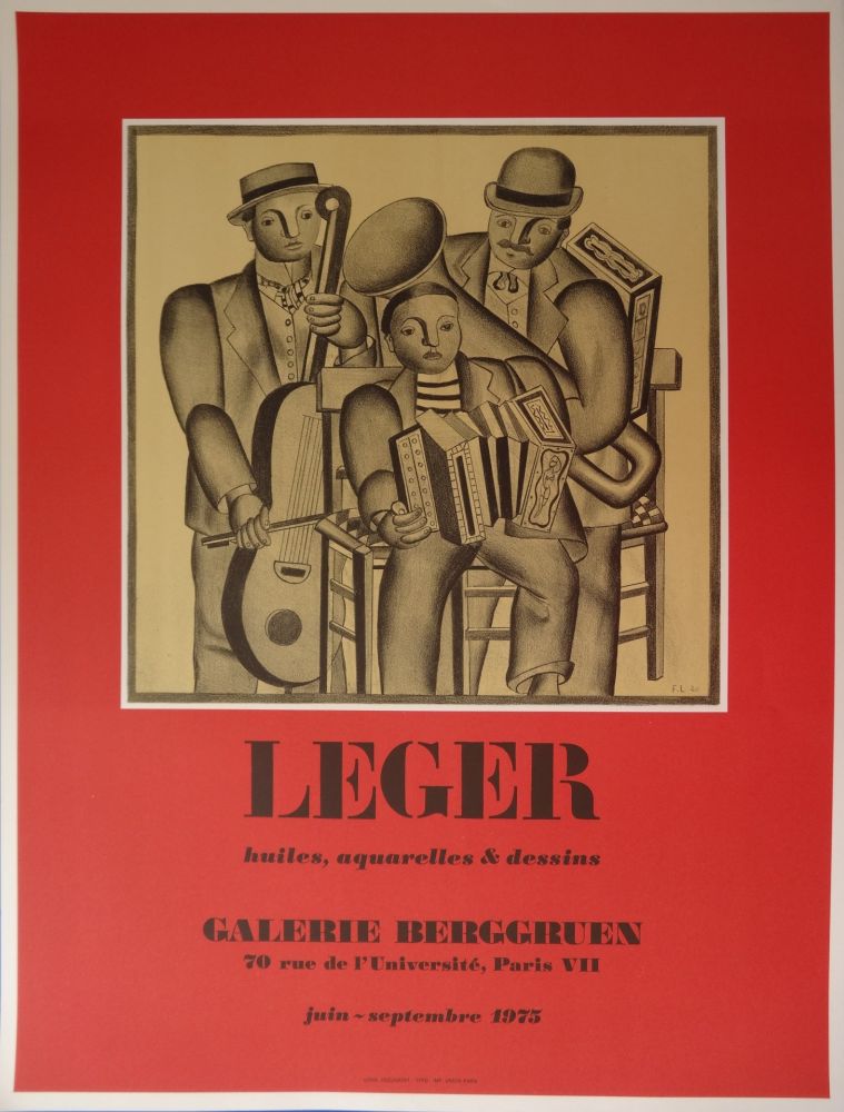 挿絵入り本 Leger - Les Musiciens (Fanfare)