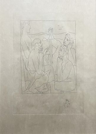 エッチング Picasso - Les Métamorphoses : RÉCITS DE NESTOR SUR LA GUERRE DE TROIE (1931)