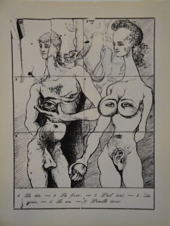 挿絵入り本 Dali - Les métamorphoses érotiques.