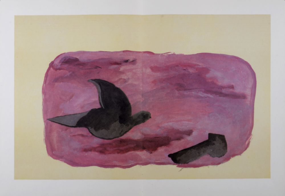 リトグラフ Braque - Les Oiseaux #II, 1967