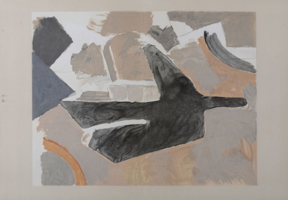 リトグラフ Braque - Les Oiseaux #III, 1967
