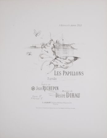 リトグラフ Toulouse-Lautrec - Les Papillons, 1895