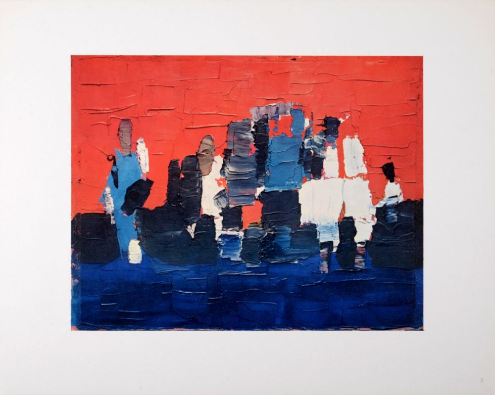 オフセット De Stael - Les petits footballeurs, 1960