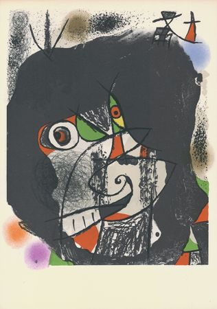 リトグラフ Miró - Les révolutions scéniques du XXe siècle I, 1975