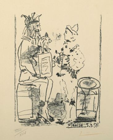 リトグラフ Picasso - Les Saltimbanques, from Souvenirs d'un collectionneur (B. 855; M. 285)