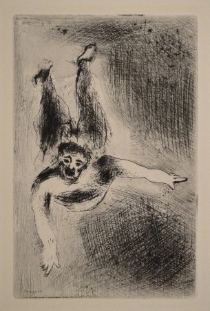 エッチング Chagall - Les sept Peches capitaux: La Colere