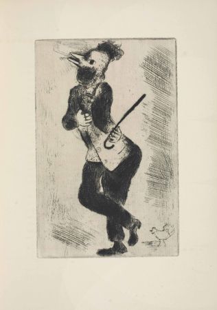 エッチング Chagall - Les sept Peches capitaux: L'Orgueil 1