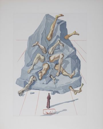 リトグラフ Dali - Les Simoniaques