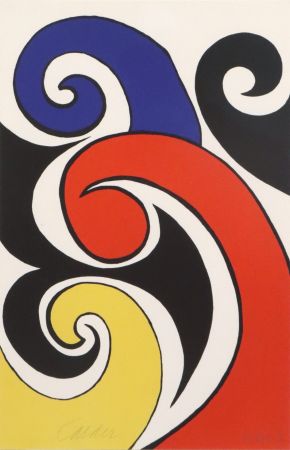 リトグラフ Calder - Les Vagues