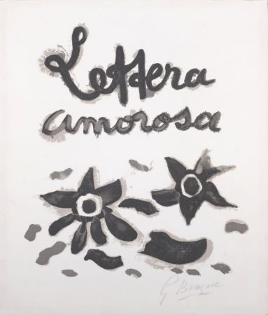 リトグラフ Braque - Lettera Amorosa - Hand-signed
