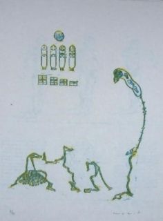 リトグラフ Ernst - Lewis Carroll's Wunderhorn 11 