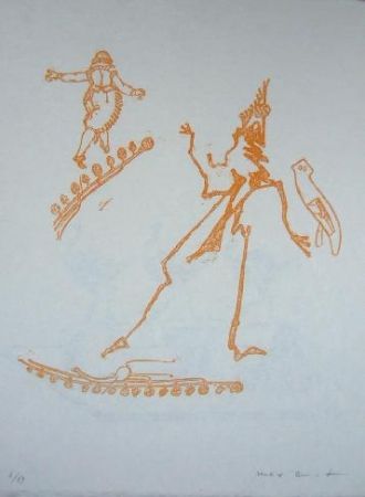 リトグラフ Ernst - Lewis Carroll's Wunderhorn 15