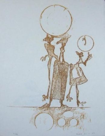 リトグラフ Ernst - Lewis Carroll's Wunderhorn 18