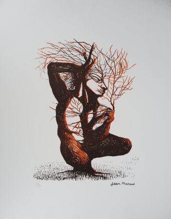 リトグラフ Marais  - L'homme arbre