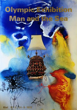 挿絵入り本 Dali - L'Homme et la Mer