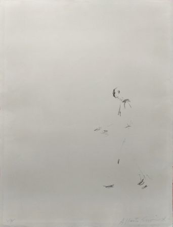 リトグラフ Giacometti - L'HOMME QUI MARCHE
