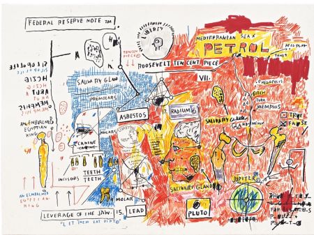 シルクスクリーン Basquiat - Liberty