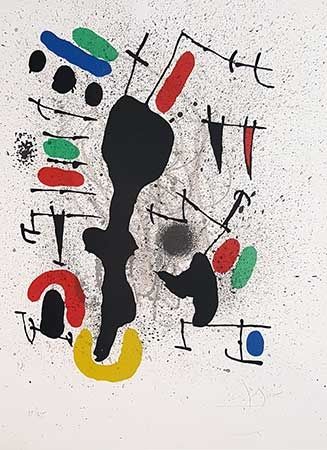 リトグラフ Miró - Liberté des Libertés