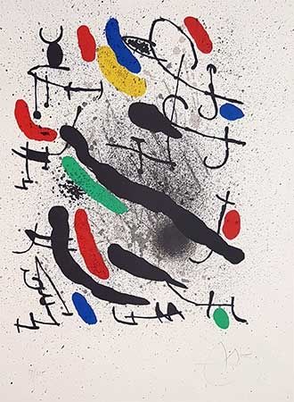 リトグラフ Miró - Liberté des libertés