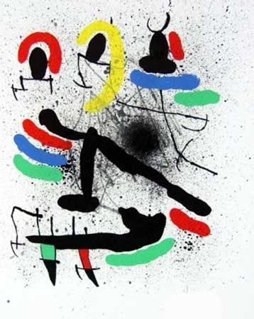 リトグラフ Miró - Liberté des libertés I