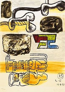 エッチング Le Corbusier - Libro UNITÉ