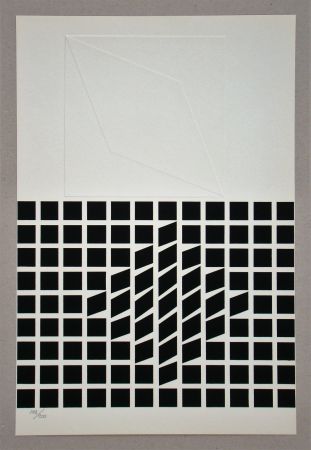 シルクスクリーン Vasarely - Likka-2 relief