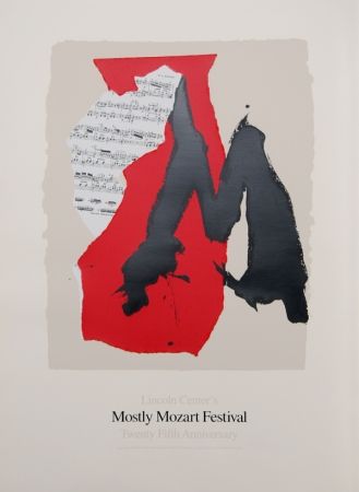 リトグラフ Motherwell - Lincoln Center Mostly Mozart, 25th Anniversary