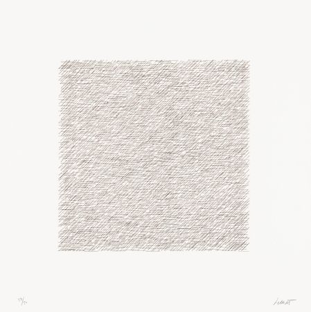リトグラフ Lewitt - Lines of One Inch in Four Directions and All Combinations 03 (70122)