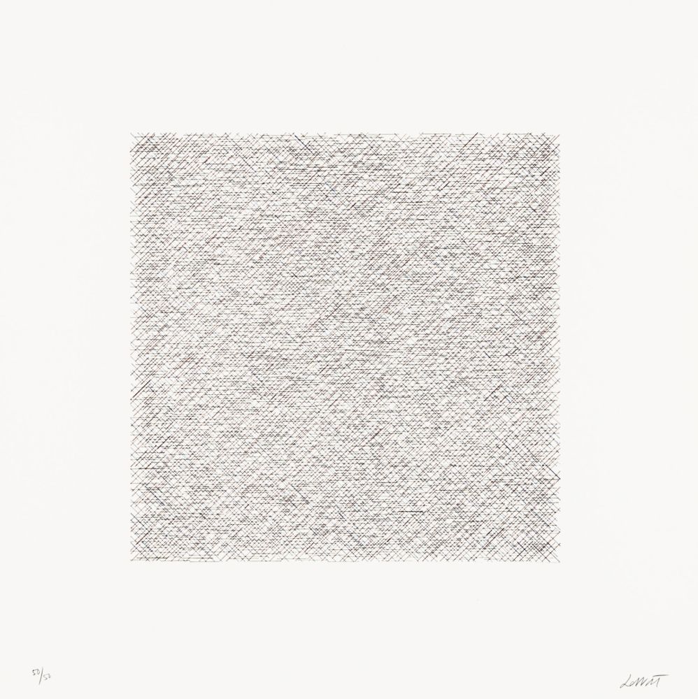 リトグラフ Lewitt - Lines of One Inch in Four Directions and All Combinations 05 (70128)