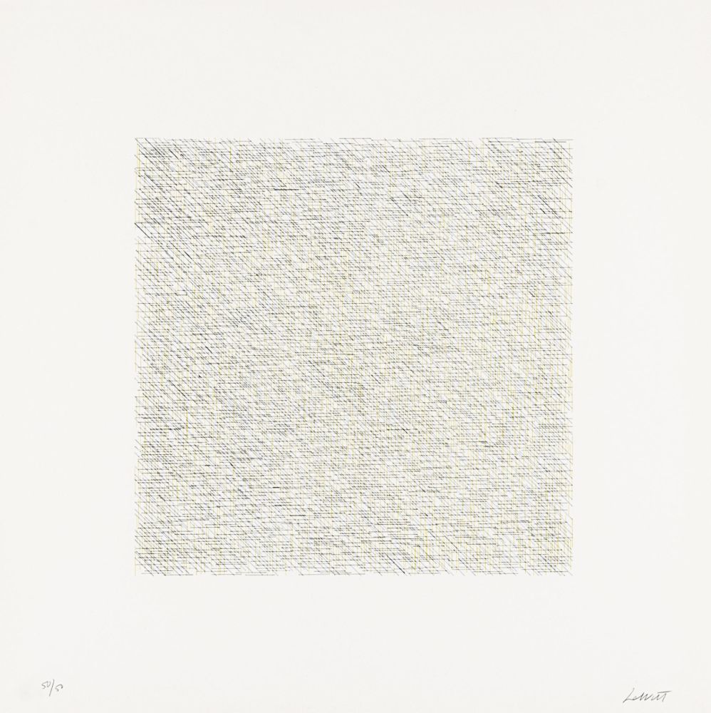 リトグラフ Lewitt - Lines of One Inch in Four Directions and All Combinations 14 (70126)