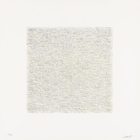 リトグラフ Lewitt - Lines of One Inch in Four Directions and All Combinations 14 (70126)