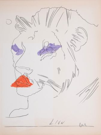 技術的なありません Warhol - Lion, C. 1974 - Hand-signed