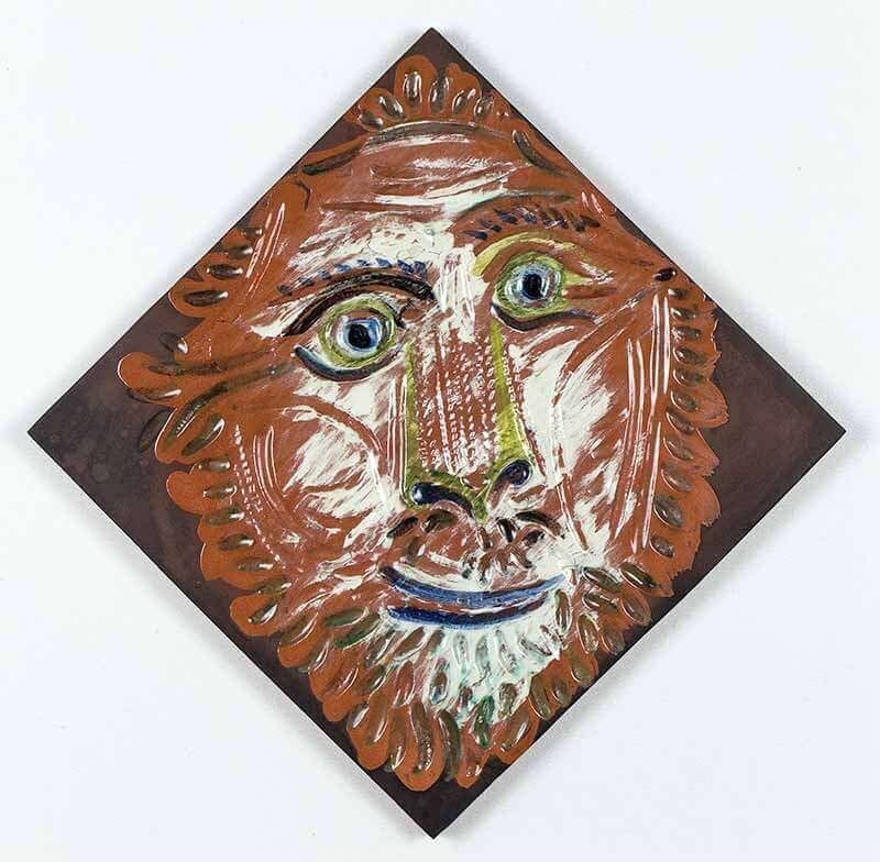 セラミック Picasso - Lion’s Head, 1968-1969